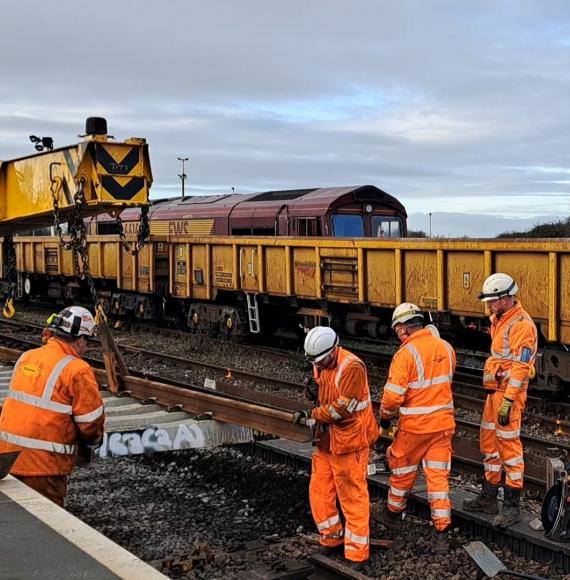 Track Upgrades at Westbury