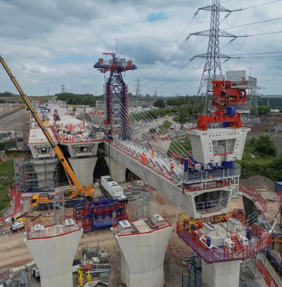 River Tame West Viaducts Construction