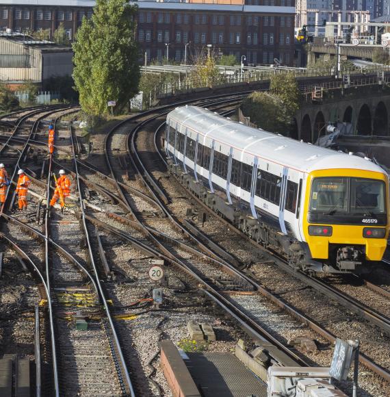 Men working on tracks